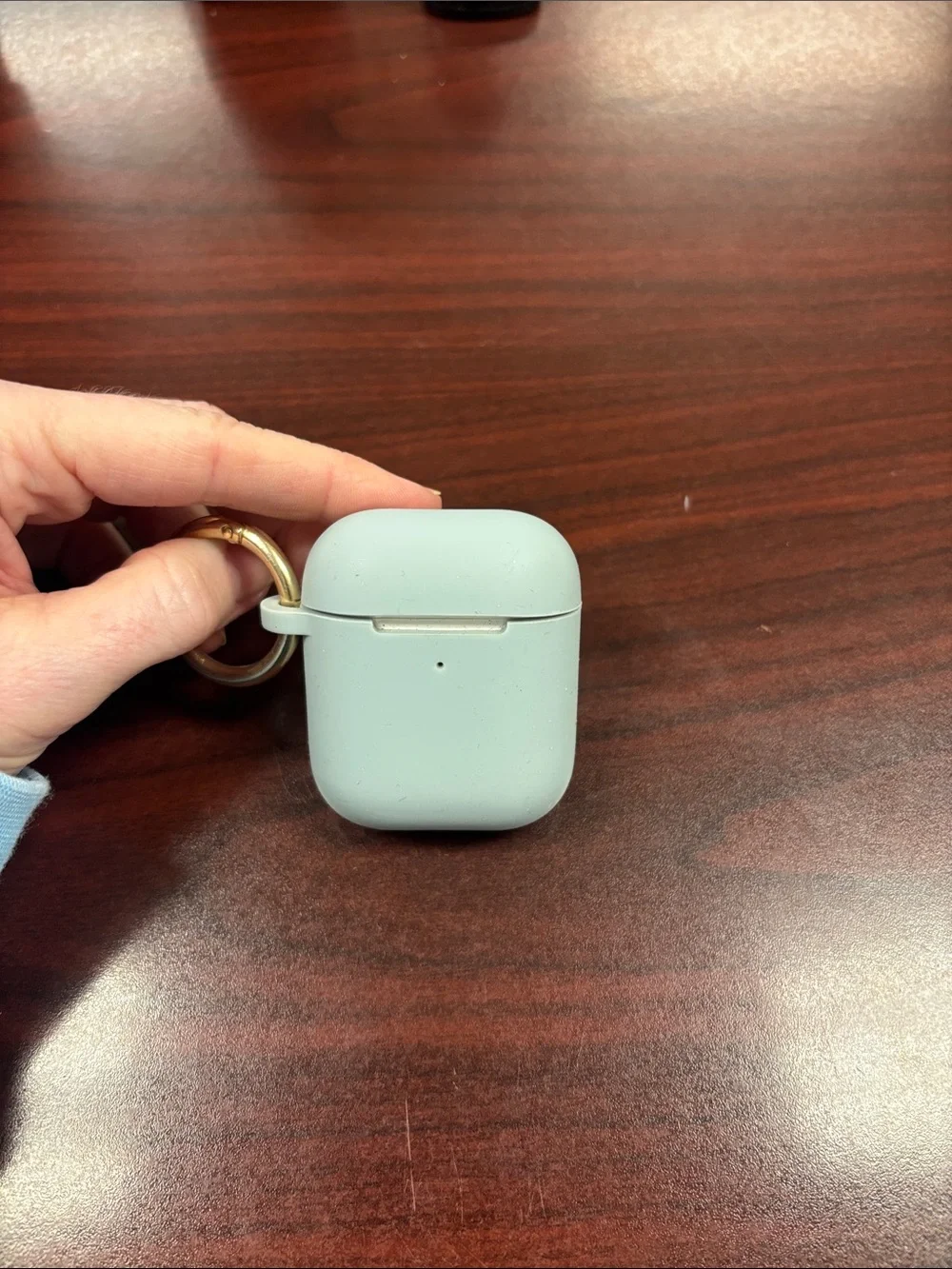 Apple AirPods with silcone case - Mint - Picture 1 of 2